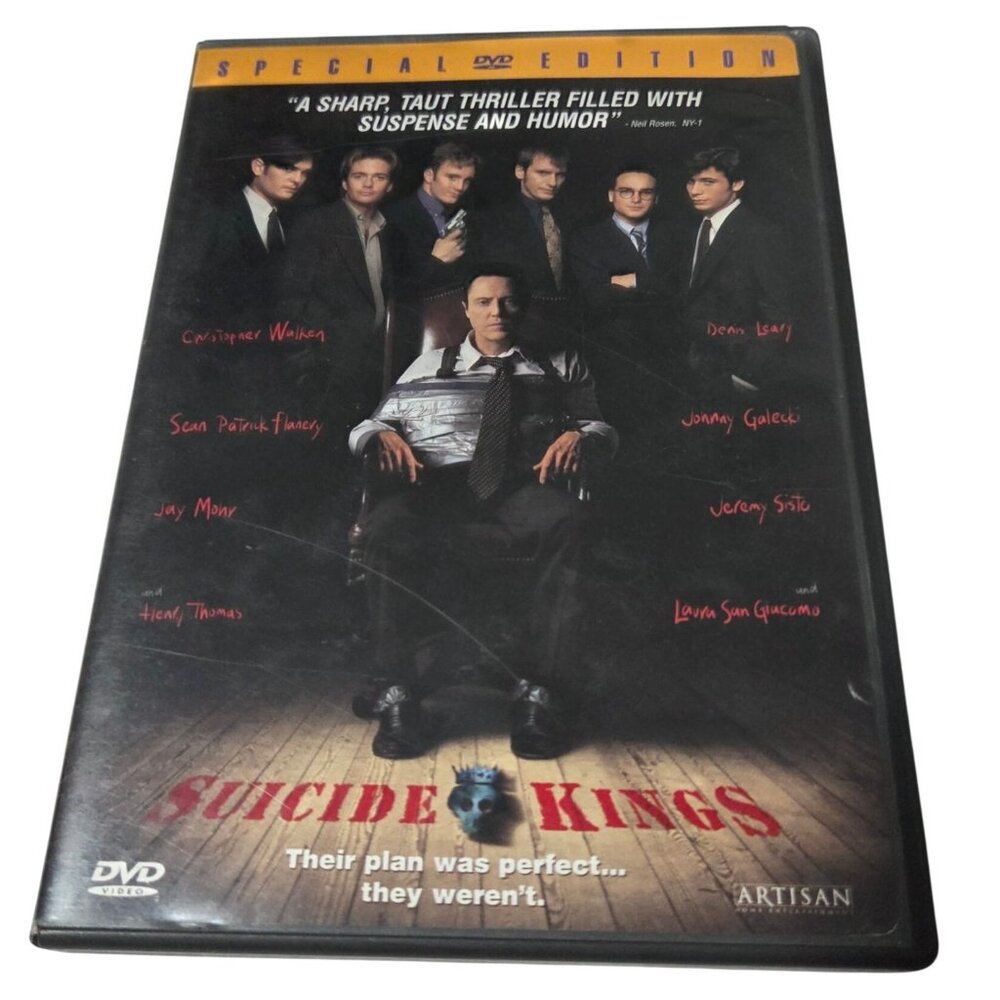 Suicide Kings Christopher Walken Denis Leary Comedy Thriller DVD Movie 1998